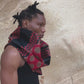 Fenuku S_1 / tube scarf red_black